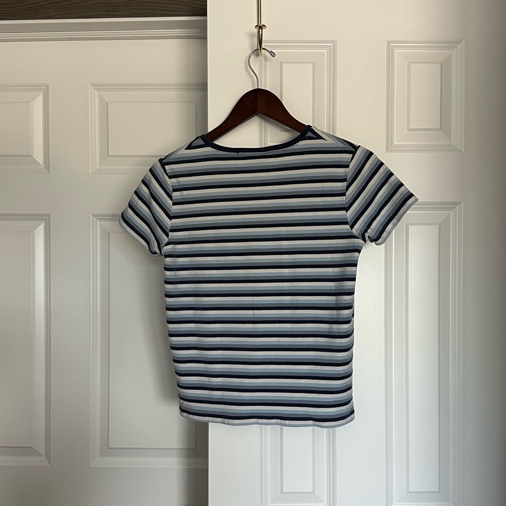Relativity Blue Striped Tee - Picture 5 of 5